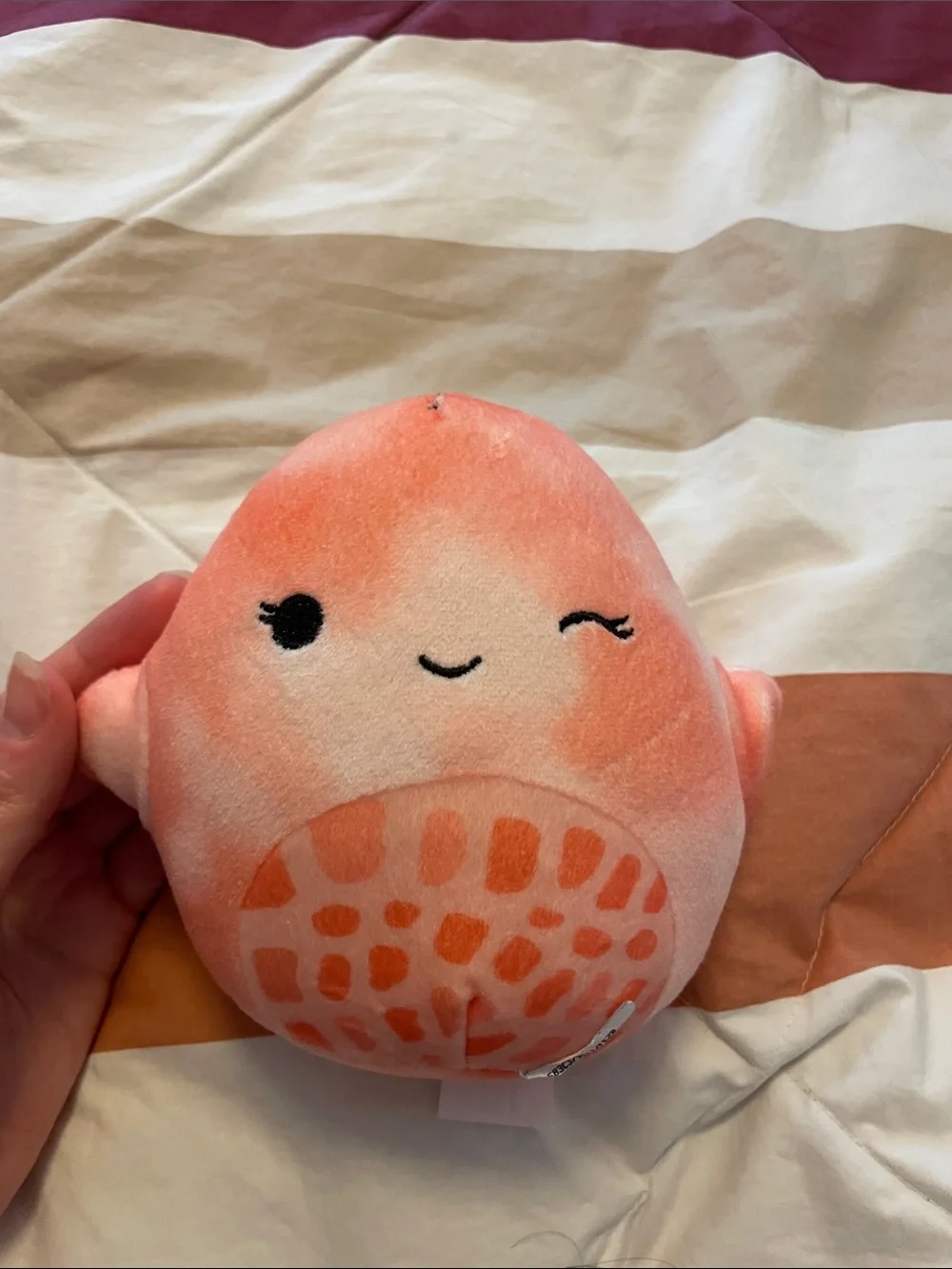 Squishmallows Peachy Pink Orange Plush